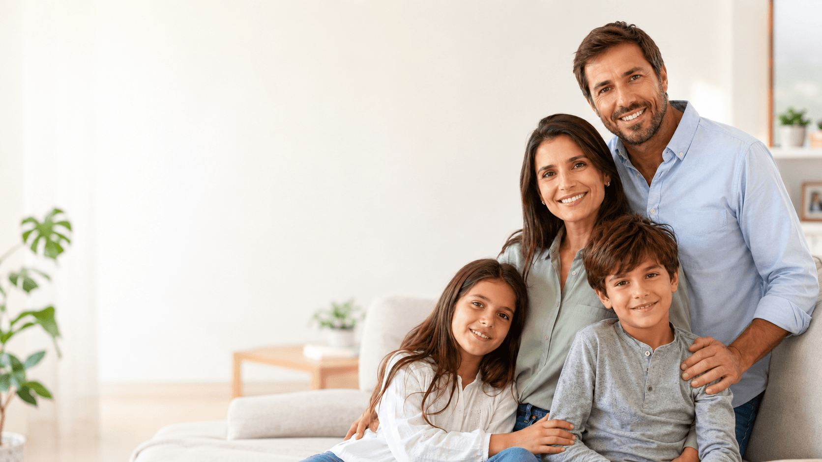 Familia protegida por CelDoctor e Instituto Asegurador Mercantil